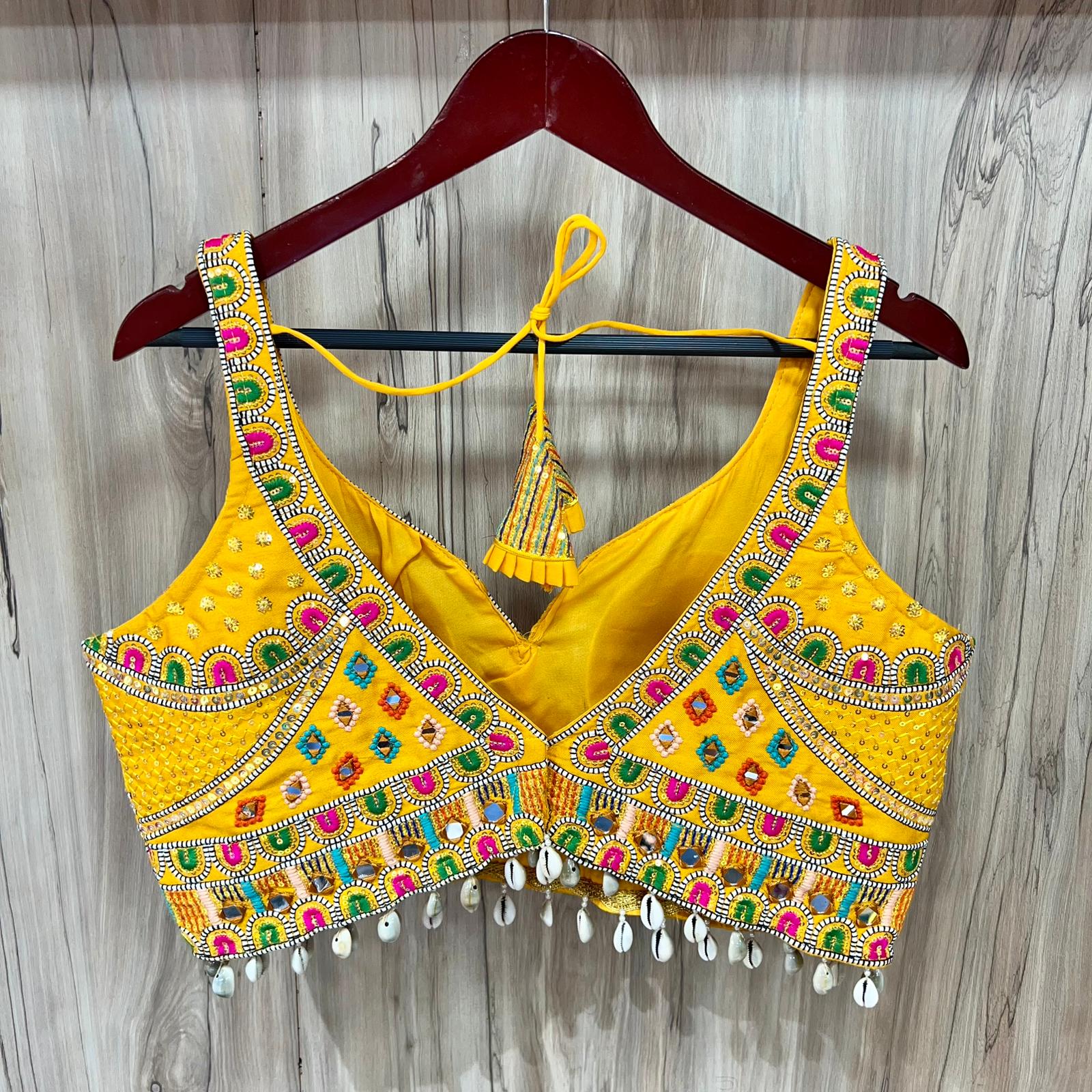 Back Open Designer Blouses